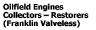 Oilfield Engines Collectors – Restorers (Franklin Valveless)
